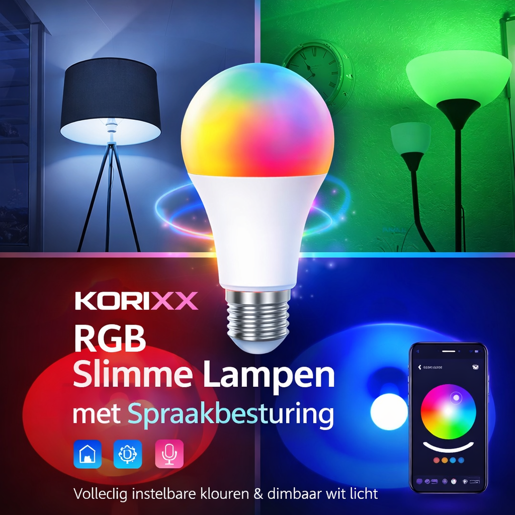Slimme Tuya Bluetooth LED Lamp RGB (18W)