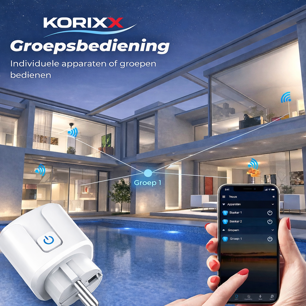 Slimme Zigbee Smart Plug 20A met Energie Monitoring