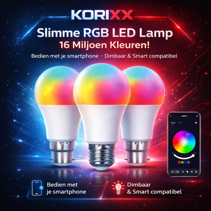 Slimme Tuya Bluetooth LED Lamp RGB (18W)
